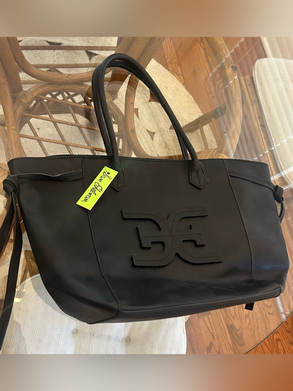 Sam Edelman black leather bag